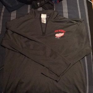Red wings quarter zip